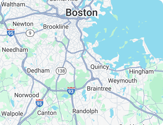 Service Area Map - Greater Shrewsbury Area